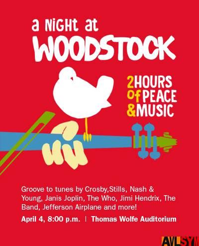 A Night at Woodstock at Thomas Wolfe Auditorium