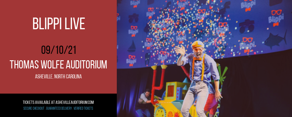 Blippi Live at Thomas Wolfe Auditorium tickets Blippi Live at Thomas Wolfe Auditorium