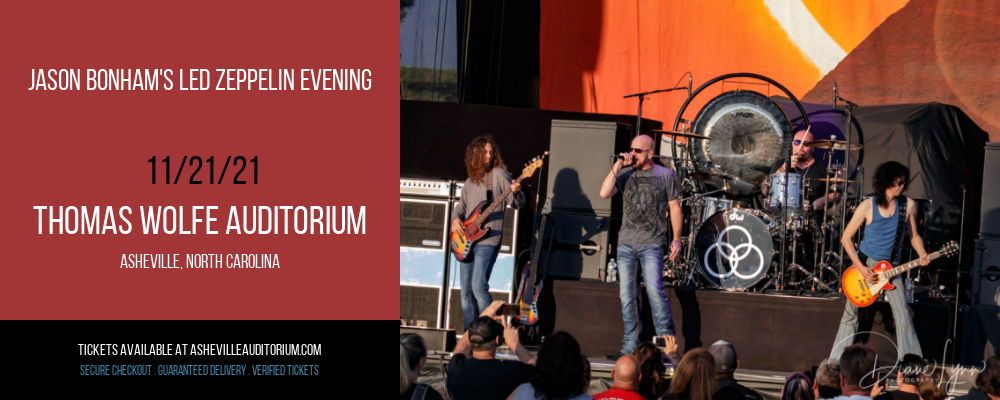 Jason Bonham's Led Zeppelin Evening at Thomas Wolfe Auditorium tickets Jason Bonham's Led Zeppelin Evening at Thomas Wolfe Auditorium