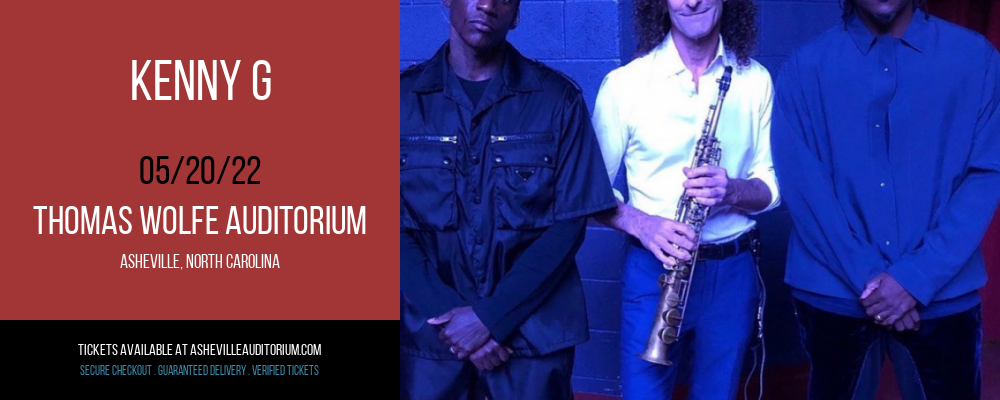 Kenny G at Thomas Wolfe Auditorium tickets Kenny G at Thomas Wolfe Auditorium
