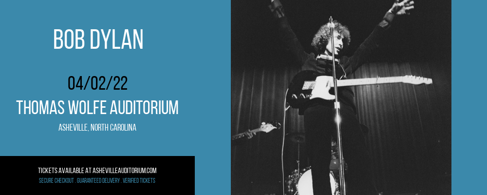 Bob Dylan at Thomas Wolfe Auditorium