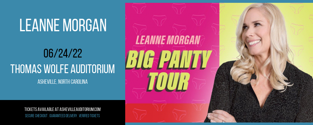 Leanne Morgan at Thomas Wolfe Auditorium tickets Leanne Morgan at Thomas Wolfe Auditorium