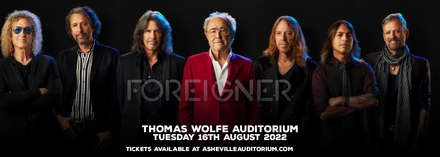 Foreigner at Thomas Wolfe Auditorium tickets Foreigner at Thomas Wolfe Auditorium