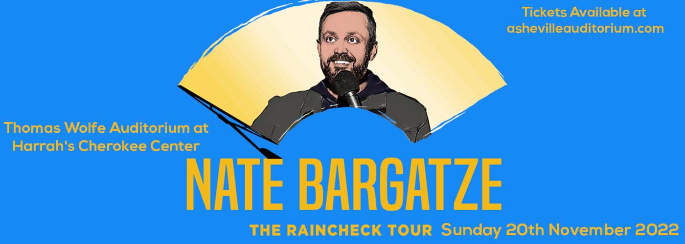 Nate Bargatze at Thomas Wolfe Auditorium