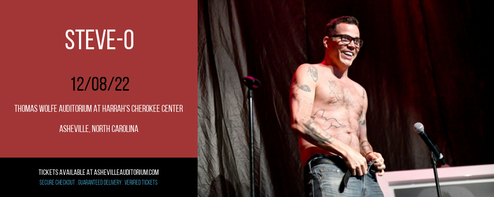 Steve-O at Thomas Wolfe Auditorium tickets Steve-O at Thomas Wolfe Auditorium
