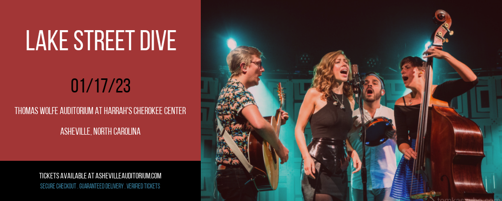 Lake Street Dive at Thomas Wolfe Auditorium tickets Lake Street Dive at Thomas Wolfe Auditorium