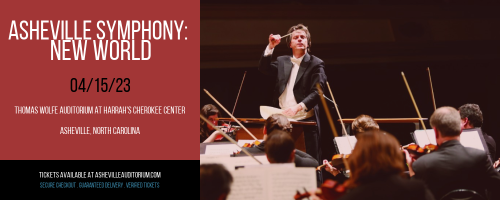 Asheville Symphony: New World at Thomas Wolfe Auditorium tickets Asheville Symphony: New World at Thomas Wolfe Auditorium