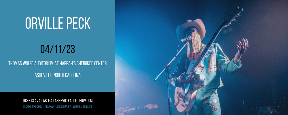 Orville Peck at Thomas Wolfe Auditorium tickets Orville Peck at Thomas Wolfe Auditorium