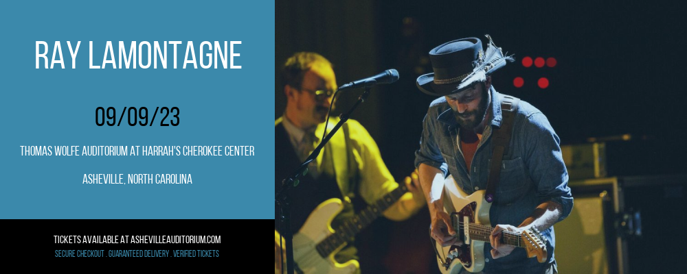 Ray LaMontagne at Thomas Wolfe Auditorium tickets Ray LaMontagne at Thomas Wolfe Auditorium