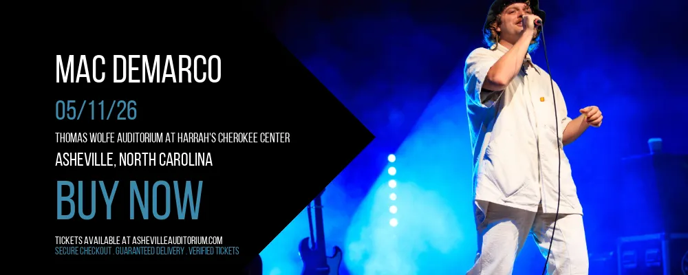 Mac DeMarco at Thomas Wolfe Auditorium at Harrah's Cherokee Center