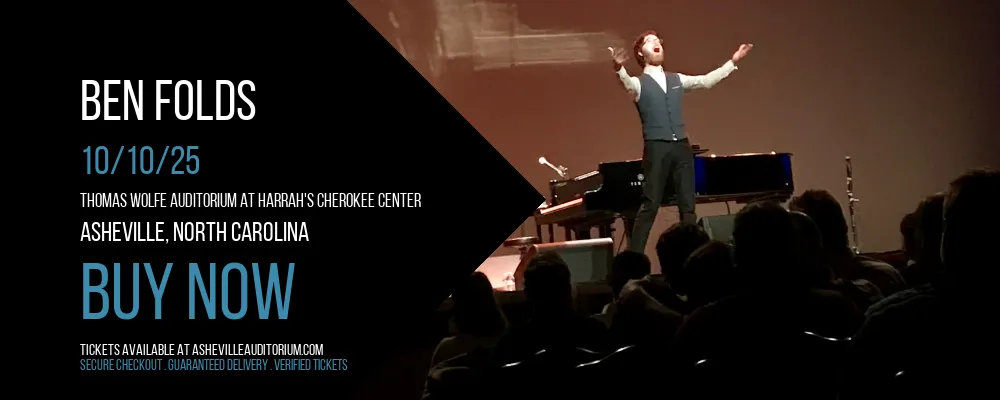 Ben Folds at Thomas Wolfe Auditorium at Harrah's Cherokee Center